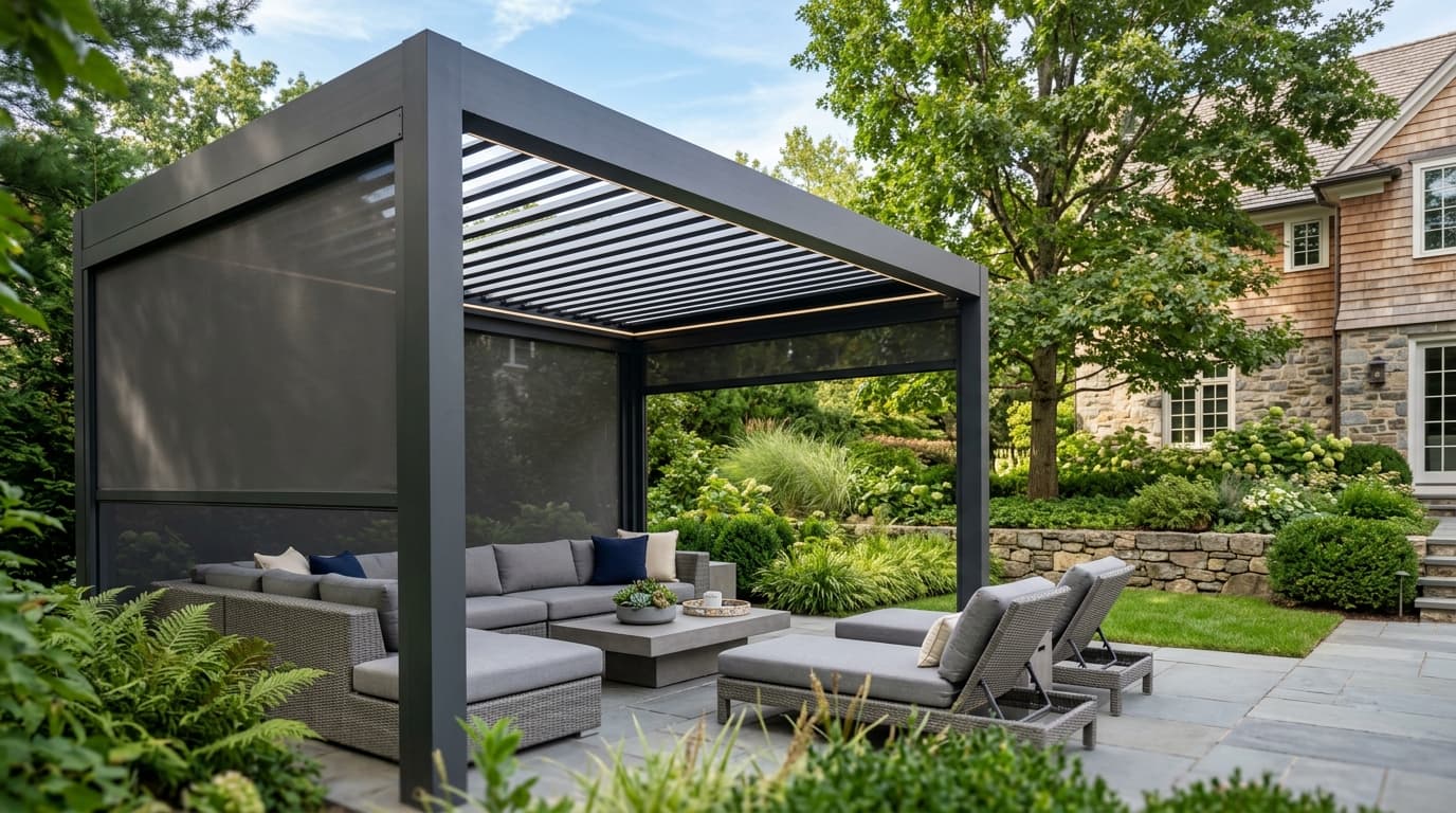 Motorized Pergola Installation — JHL Pergolas Chester County PA