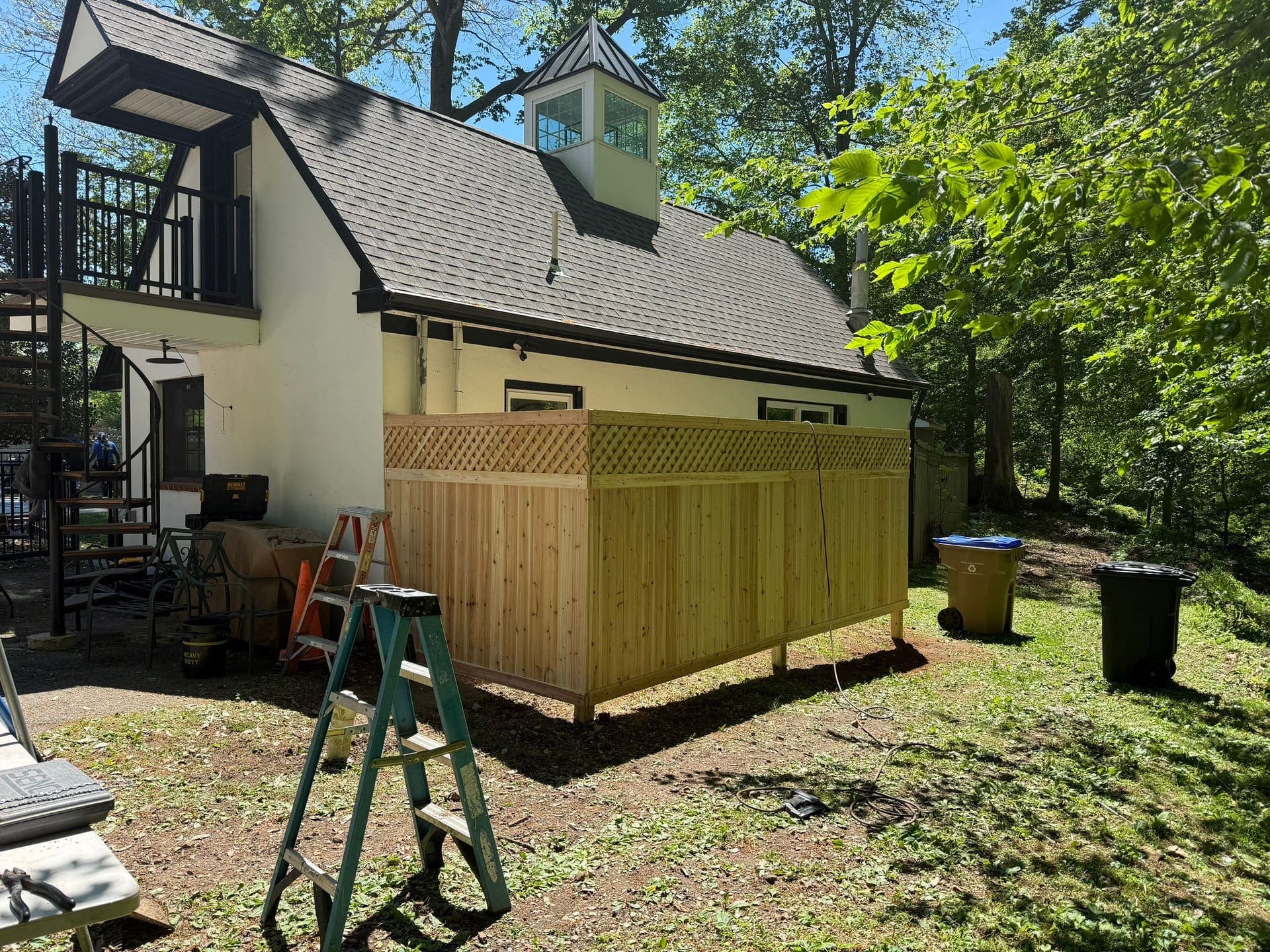 Cedar Pavilion with Shingle Roof — Gladwyne, PA